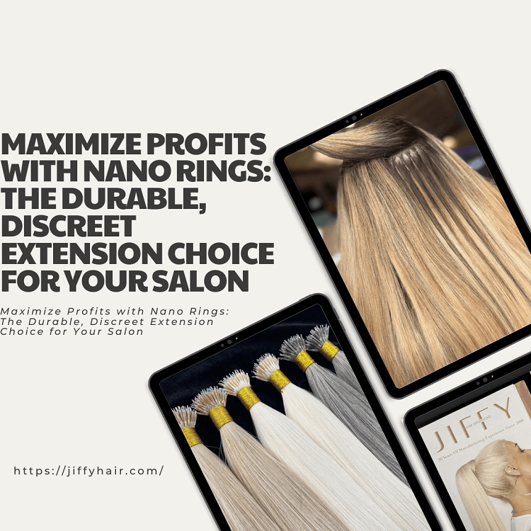 Maximiza tus ganancias con Nano Rings: la opción de extensión discreta y duradera para tu salón