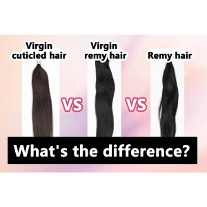 What's the Difference Between Virgin Cuticled Hair, Virgin Remy Hair, and Remy Hair