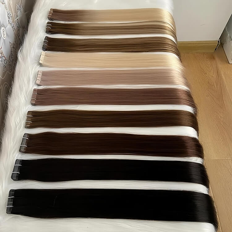 Extensiones de cabello con cinta adhesiva