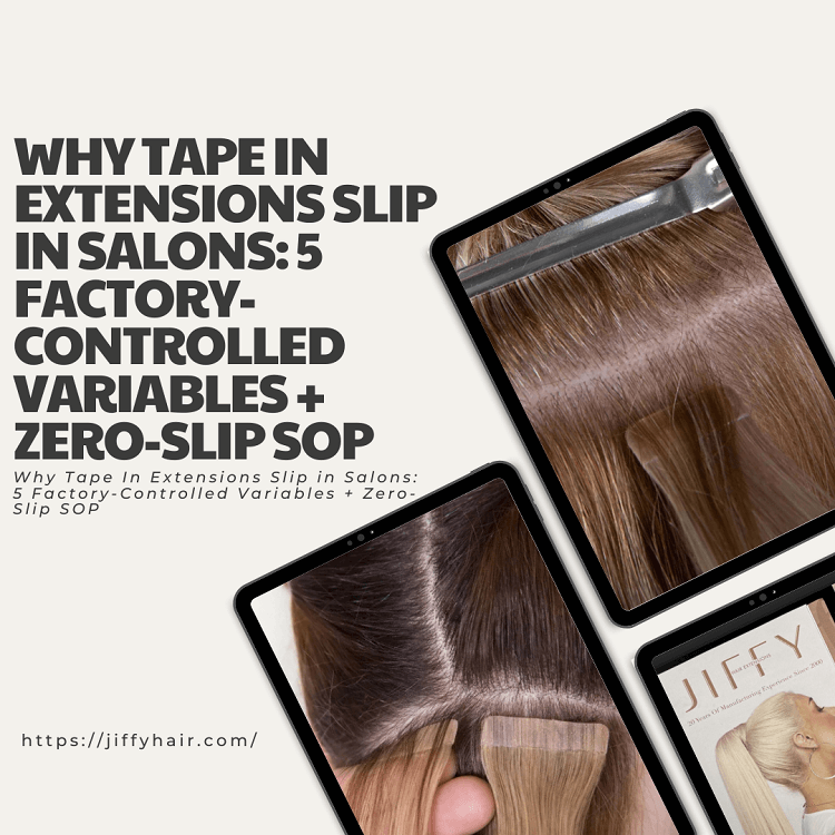 Why Tape In Extensions Slip in Salons 5 Factory-Controlled Variables + Zero-Slip SOP