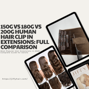 150g vs 180g vs 200g Human Hair Clip In Extensions Full Comparison