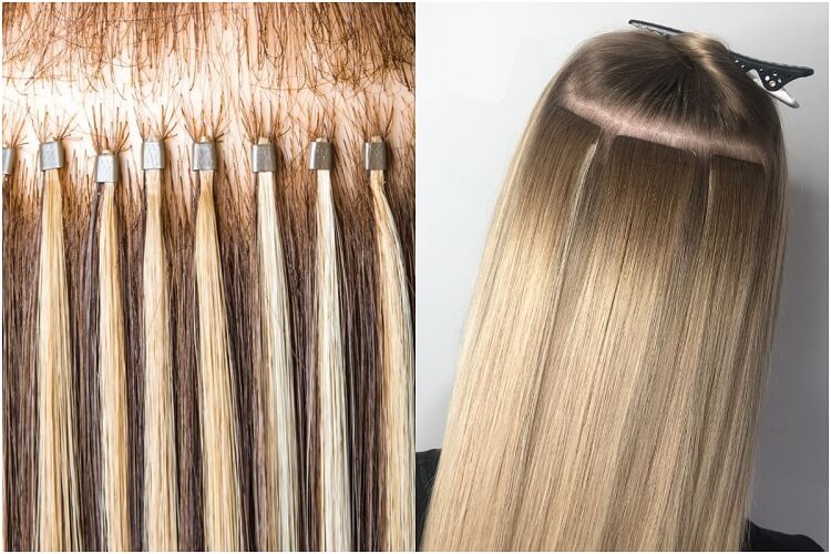 Extensiones de cabello por fusión vs. extensiones adhesivas: ¿Cuál es la mejor opción para tus clientas?