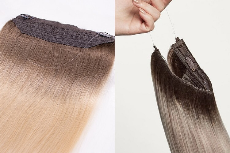 Proveedor de extensiones de cabello tipo halo