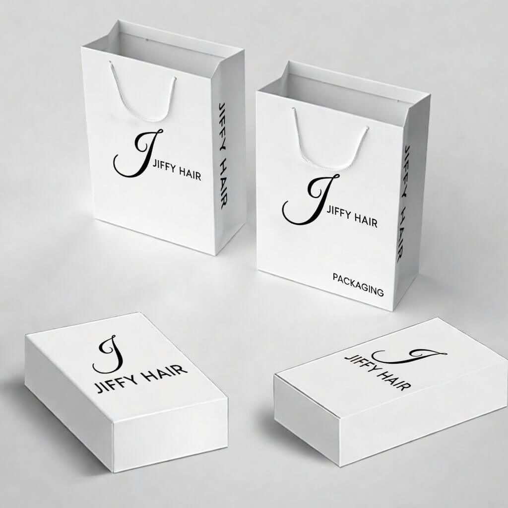 Soporte de marca personalizada para fábrica de Jiffy Hair