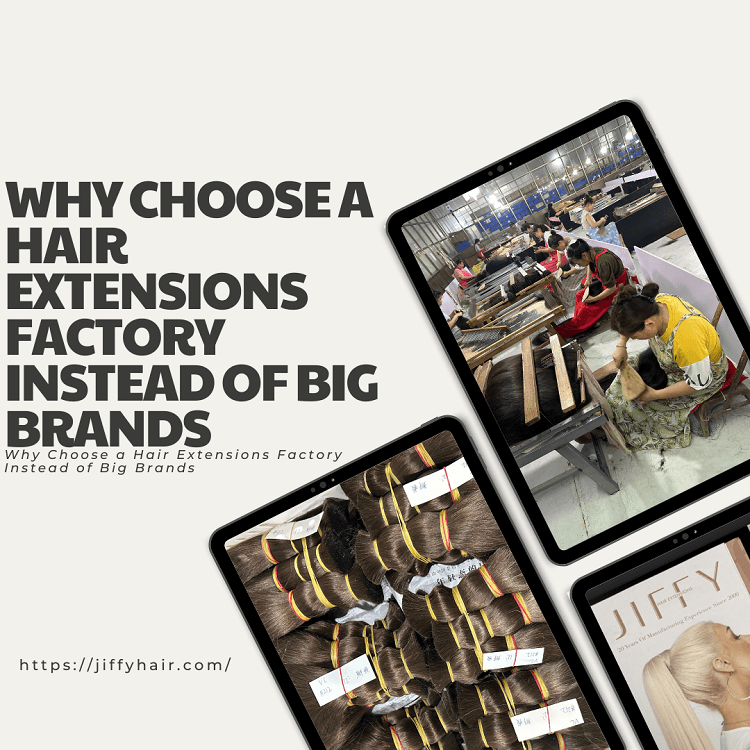 Why Choose a Hair Extensions Factory Instead of Big Brands