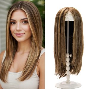 LH1001 Front HD Lace Medium Cap Size Full Wig