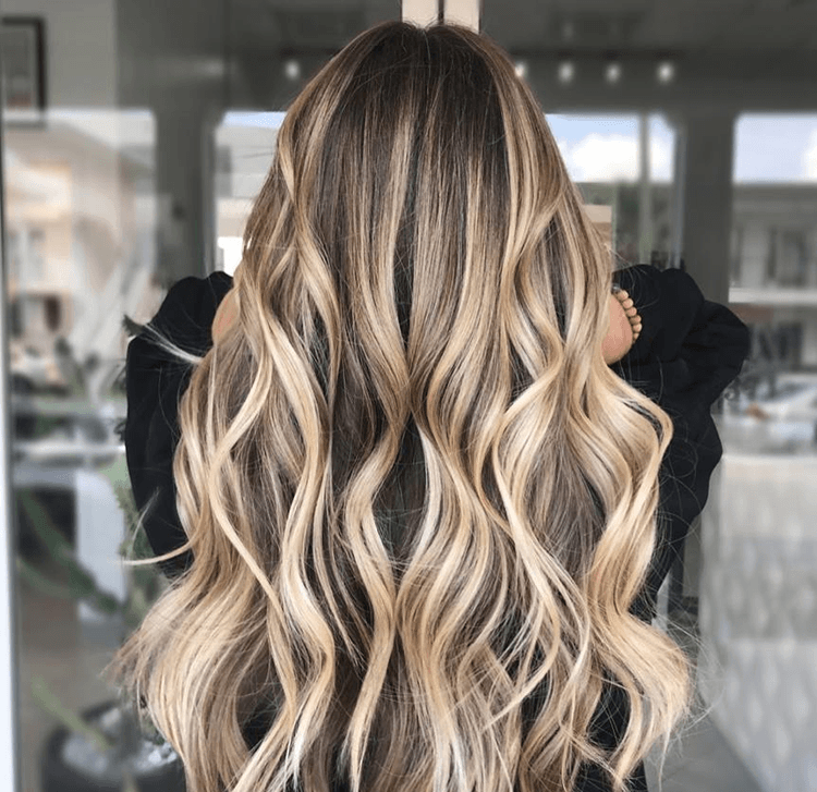 Balayage Blonde Extensions