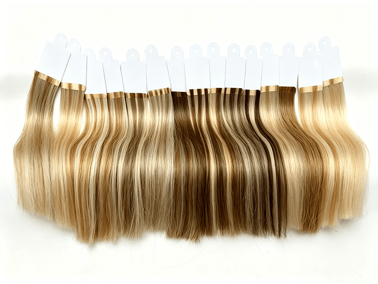 Blonde Hair Extension Color Chart