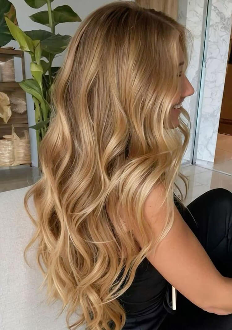 Warm Blonde Extensions