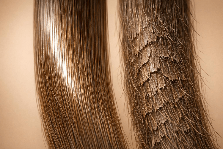 100% Remy human hair extensions quality inspection