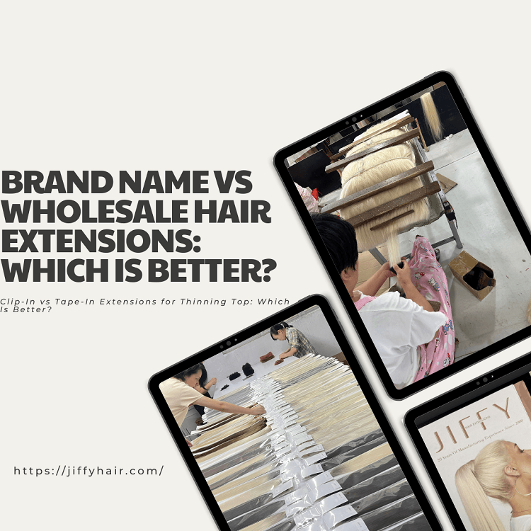 Brand Name vs Wholesale Hair Extensions Which Is Better