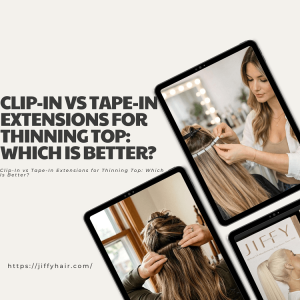 Extensiones de clip frente a extensiones adhesivas para la parte superior con poco cabello: ¿cuáles son mejores?