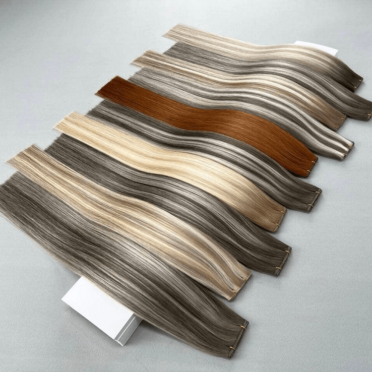 Wholesale Genius Weft collection available in multiple lengths, colors, and custom options