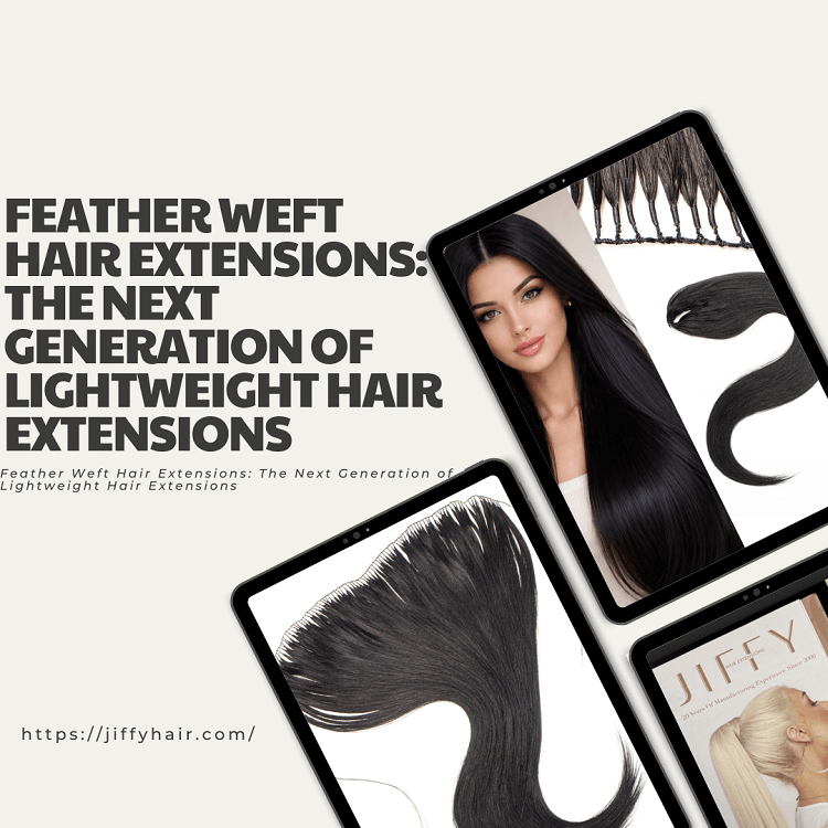 Feather Weft Hair Extensions The Next Generation of Lightweight Hair Extensions