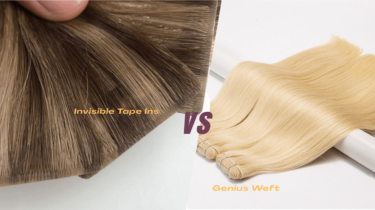 Invisible Tape In Extensions vs Genius Wefts