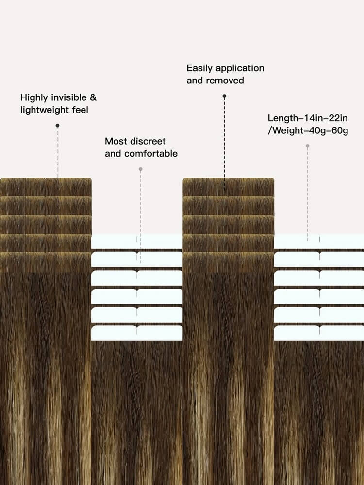 Invisible Tape In Extensions