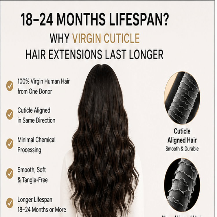 Virgin Cuticle Hair Extensions