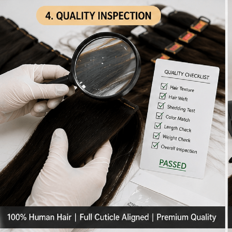 human hair extensions quality inspection for wholesale buyers
