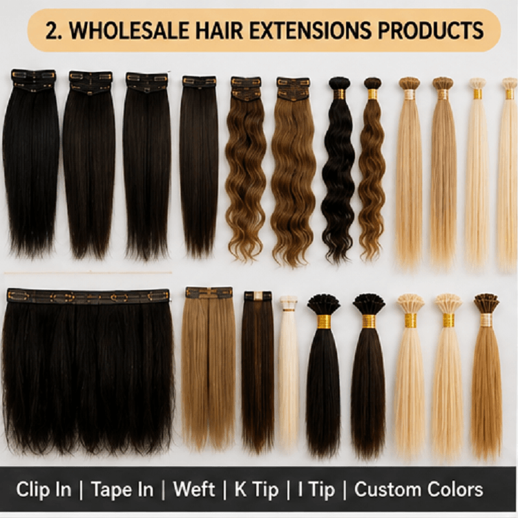wholesale hair extensions for new hair business