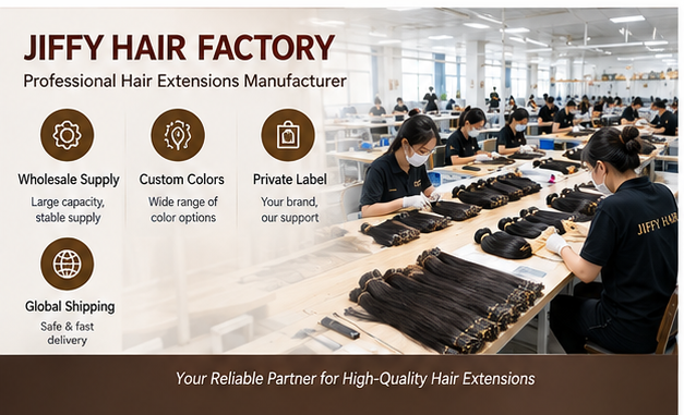 JIFFY HAIR FACTORY Professional Hair Extensions Manufacturer