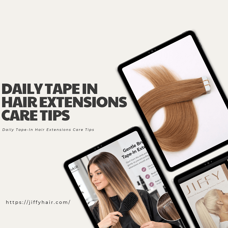 Daily Tape In Hair Extensions Care Tips
