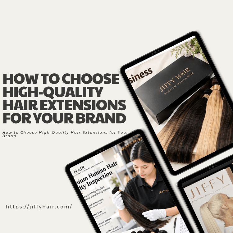 How to Choose High Quality Hair Extensions for Your Brand